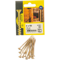 Конструкционный шуруп для дерева с фрезой ЕВРОПАРТНЕР потай, ж/п Torx 20 4.0х50, 15 шт. 15 0412 1