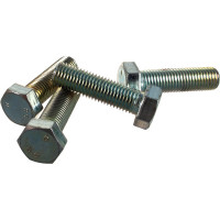 Болт Стройметиз полная резьба DIN933 М20х 70, класс прочности 5. 8, цинк 4 шт. 3017128