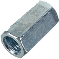 Соединительная гайка Стройметиз DIN6334 М 8 цинк 50 шт. 3050058