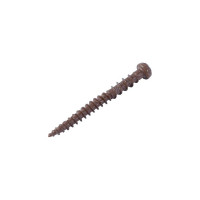 Шуруп для террасной доски Rusconnect CRB 0560, 5х60 мм, 200 шт. коричневый 363560