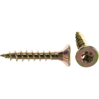 Шуруп Rusconnect CS 03520 с/нарез. д/дерева, потай, 3,5х20, 1000 шт. Желтый цинк 313520