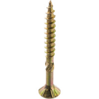 Шуруп Rusconnect CS 05045 с/нарез. д/дерева, потай, 5х45, 200 шт. Желтый цинк 310504