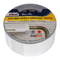 Алюминиевая клейкая лента UNIBOB 50 мм х 40 м 134860