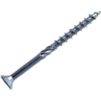 Шуруп с/нарез. д/дерева Rusconnect CS 08100 потай 8х100 50 шт. Белый цинк 310810W