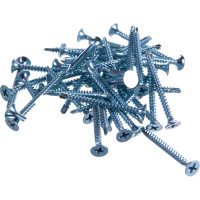 Саморез по металлу для ГКЛ Метизный двор 3,5x41 потайной, оцинкованный, сверло, 500 шт. 4607159062901