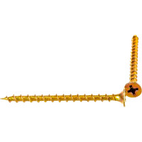 Саморез по дереву для ГКЛ Метизный двор 3,5x51, желтый, цинк, Ph2, 250 шт. 4690441028228