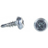 Саморез клоп Метизный двор 3,5х9,5 оцинкованный, сверло, 1000 шт. 4607173908889