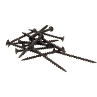 Саморез по дереву для ГКЛ Метизный двор 3,5x55, крупная резьба, оксидированный, 15 шт. 4690441000378