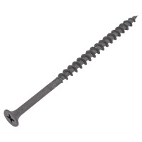 Саморез по дереву для ГКЛ Метизный двор 4,8x89, крупная резьба, оксидированный, 100 шт. 4607159062543