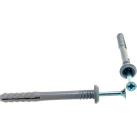 Дюбель-гвоздь с бортиком Метизный двор 6x60, 100 шт. 4607159068682