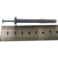 Дюбель-гвоздь с бортиком Метизный двор 6x60, 100 шт. 4607159068682