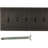 Оконный саморез Метизный двор 3,9x35 сверло, белый, 12 шт. 4690441018441