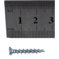 Оконный саморез Метизный двор 4,0x25 острый, белый, 30 шт. 4690441018465