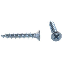 Оконный саморез Метизный двор 4,0x25 острый, белый, 30 шт. 4690441018465