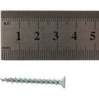 Оконный саморез Метизный двор 4,0x35 острый, белый, 25 шт. 4690441018489