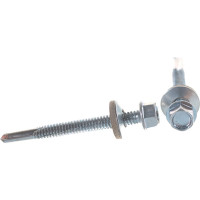 Кровельный саморез с длинным сверлом Метизный двор 5,5х51, 100 шт. 4690441023810