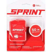 Уплотнительная нить Sprint бокс, м-50, бокс +50м катушка, блистер 4630009040613