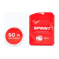 Уплотнительная нить Sprint бокс, м-50, бокс +50м катушка, блистер 4630009040613