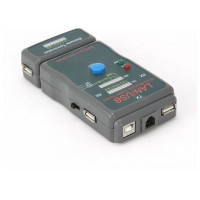 Тестер Cablexpert LAN 100/1000 Base-TX, для UTP, STP, RJ-11, USB-кабеля NCT-2