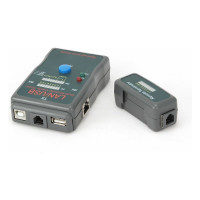 Тестер Cablexpert LAN 100/1000 Base-TX, для UTP, STP, RJ-11, USB-кабеля NCT-2