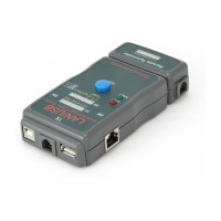 Тестер Cablexpert LAN 100/1000 Base-TX, для UTP, STP, RJ-11, USB-кабеля NCT-2