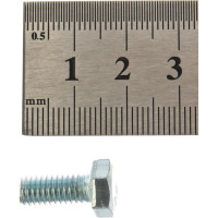 Болт с шестигранной головкой Метизный двор 6x14 DIN 933, 500 шт. 4607159064905