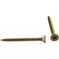 Потайной универсальный шуруп Метизный двор 3,0x30, желтый, 35 шт. 4607173900715