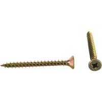 Потайной универсальный шуруп Метизный двор 3,0x30, желтый, 35 шт. 4607173900715