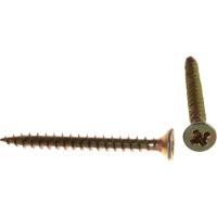 Потайной универсальный шуруп Метизный двор 3,5x35, желтый, 1000 шт. 4607159063182