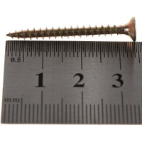 Потайной универсальный шуруп Метизный двор 3,5x35, желтый, 1000 шт. 4607159063182