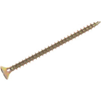 Потайной универсальный шуруп Метизный двор 3,5x50, желтый, 18 шт. 4607173900784