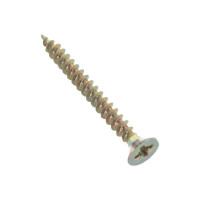 Потайной универсальный шуруп Метизный двор 4,0x40, желтый, 20 шт. 4607173900845