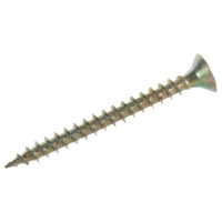 Потайной универсальный шуруп Метизный двор 4,0x40, желтый, 20 шт. 4607173900845