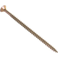 Потайной универсальный шуруп Метизный двор 4,0x70, желтый, 10 шт. 4607173900876