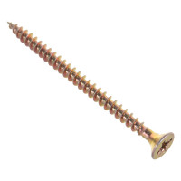 Потайной универсальный шуруп Метизный двор 5,0x70, желтый, 200 шт. 4607159063526