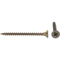 Потайной универсальный шуруп Метизный двор 4,5x50, желтый, 250 шт. 4607159063403