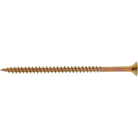 Потайной универсальный шуруп Метизный двор 4,5x80, желтый, 7 шт. 4690441018687