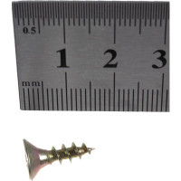 Потайной универсальный шуруп Метизный двор 5,0x16, желтый, 22 шт. 4690441018694