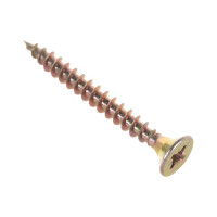 Потайной универсальный шуруп Метизный двор 5,0x45, желтый, 250 шт. 4607159063496