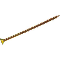 Потайной универсальный шуруп Метизный двор 5,0x90, желтый, 5 шт. 4690441018748