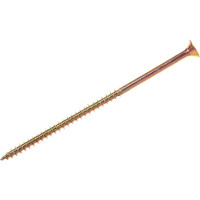 Потайной универсальный шуруп Метизный двор 6,0x120, желтый, 3 шт. 4607173903501