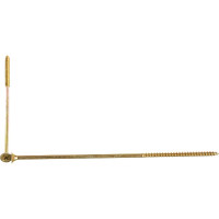 Потайной универсальный шуруп Метизный двор 6,0x200, желтый, 2 шт. 4690441018786