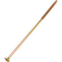 Потайной универсальный шуруп Метизный двор 6,0x200, желтый, 50 шт. 4607159063717