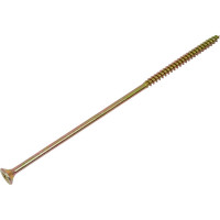 Потайной универсальный шуруп Метизный двор 6,0x180, желтый, 50 шт. 4607159063700