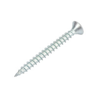 Потайной универсальный шуруп Метизный двор 4,0x40, белый, 20 шт. 4690441019059