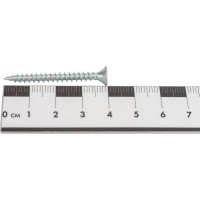 Потайной универсальный шуруп Метизный двор 4,0x40, белый, 20 шт. 4690441019059