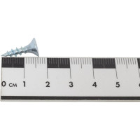 Потайной универсальный шуруп Метизный двор 4,5x16, белый, 25 шт. 4690441019103