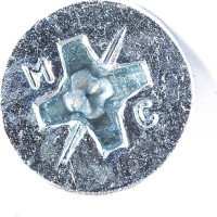 Потайной универсальный шуруп Метизный двор 4,5x40, оцинкованный, 200 шт. 4690441022356