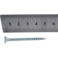 Потайной универсальный шуруп Метизный двор 5,0x50, оцинкованный, 250 шт. 4690441022684