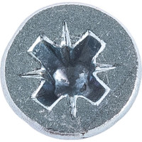 Потайной универсальный шуруп Метизный двор 4,0x30, оцинкованный, 500 шт. 4690441022004